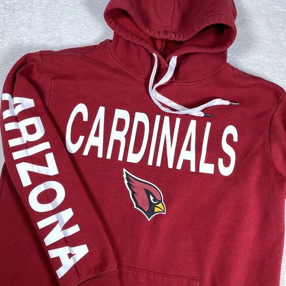 Arizona‎ Cardinals NFL Team Apparel Women's Red Hoodie Pullover Large Football - Picture 1 of 6